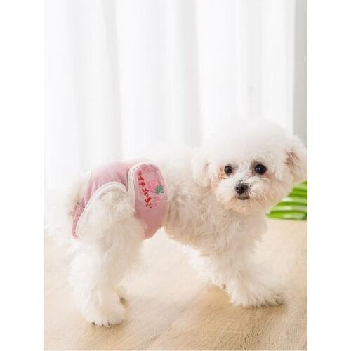 XS-XXL Dog Diaper Physiological Pants Sanitary Washable Female Dog Panties Shorts Underwear Briefs For Dogs