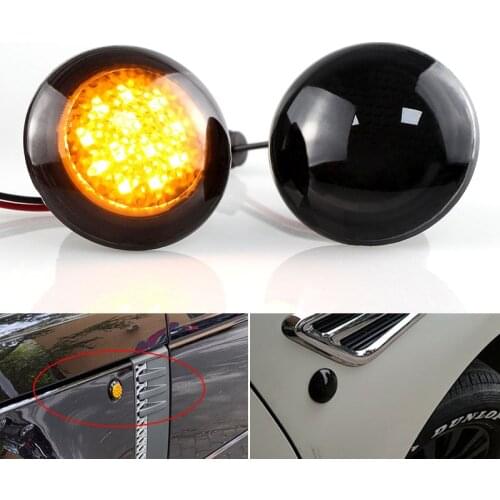2PCS For Land Range Rover L322 2002-2012 Car Dynamic LED Side Repeater Indicator Light Flowing Side Marker Signal Lamp Light