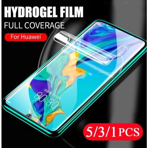 5/3/1Pcs soft full cover for huawei honor view 20 pro 20i 20s 10i note 10 lite hydrogel film Not Glass phone screen protector