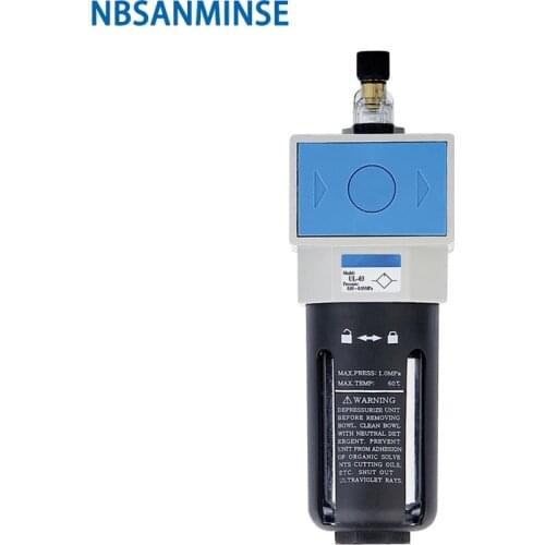 Air Preparation Units 1/4 3/8 1/2 3/4 1 UL / L Pneumatic oil Lubricator FRL units SHAKO Type One Units 0.15-0.85Mpa NBSANMINSE