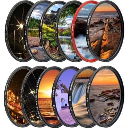 KnightX FLD UV CPL ND Star Camera Lens Filter For canon sony nikon 52mm 55mm 58mm 67mm 77mm 700d 500d 1200d d3300 accessories