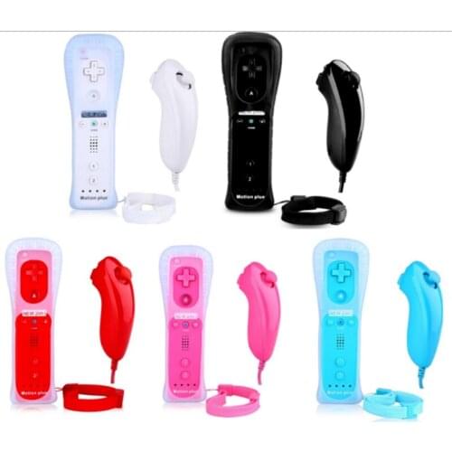 Gamepad for Wii handle Wii left and right handle Wii left and right handle Built-in accelerator 2 in 1 left and right handles