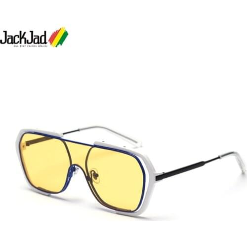 JackJad 2020 Fashion Cool Unique Shield Style Eyewear Sunglasses Women ins Pop Brand Design Sun Glasses Oculos De Sol S31484