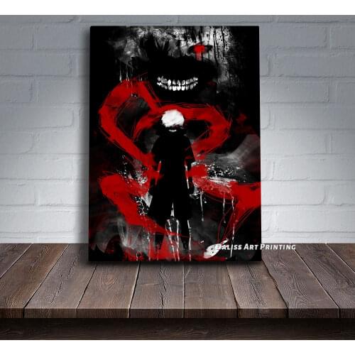 Canvas Anime Ghoul Pictures Home Decoration Paintings Poster HD Prints Wall Art Modular Living Room Framed