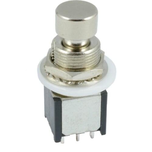Metal button switch 6 foot effect device foot switch foot nail PCB tip self locking / reset
