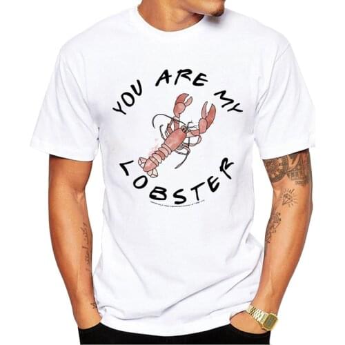 TEEHUB Fashion Design Men T-Shirt My Lobster Printed Tshirts Hipster Tops Short Sleeve Funny Tee