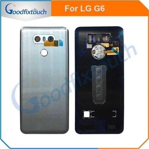 New Back Cover For Lg G6 Battery Cover door Case Housing with Camera Lens glass Touch ID Replacement LS993 US997 VS998 H870