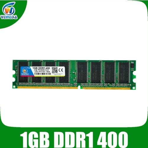 VEINEDA DDR 2GB 2x1GB DDR400 PC3200 1GB Desktop Ram Memory Compatible all PC