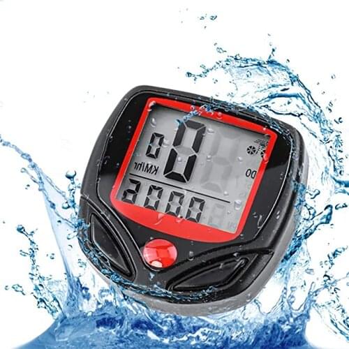 Bicycle Computer Waterproof Function Bike With LCD Digital Display Cycling LCD Odometer Speedometer Riding Accessories