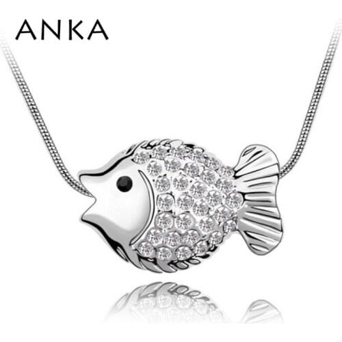 Collier Colar Collares Mujer Real Jewelry Collar Collares Crystal Necklace Tropical Fish Jewelry free Shipping #83189