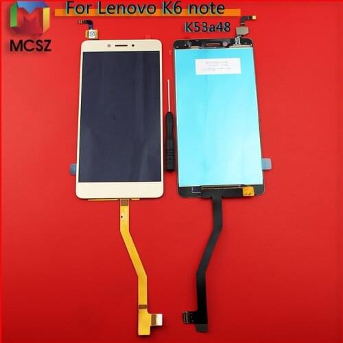 For Lenovo K6 Note k53a48 LCD Display Touch Screen Digitizer Combo Assembly Replacement Repair Accessories For K6 plus k53b36