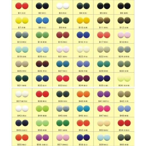 1000set/box x5 box Kam Button 60 Colors T5 KAM Resin Snap Button Plastic Snaps button SIZE 20, 12.5mm