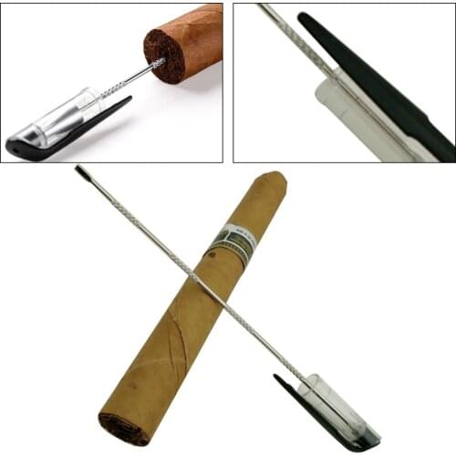 2-Pack Cigar Needle Punch Reamer Cigar Dredge Tool Accessories Humidor Cigar Cutter 35 reliable