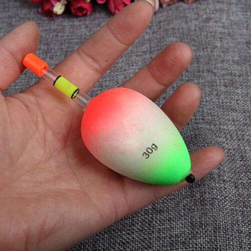 5pcs/set EVA Luminous Floating Floats Sea Rock Fishing Striking Hard Tail Belly Floats 10/20/30/40/50/60G MC889