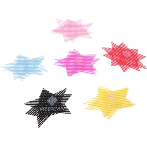 6Pairs Colorful Bang Hair Pad Hair Fringe Care Tool Makeup Accessories