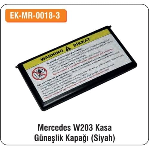 ALTEC Mercedes W203 For Case Sun Visor Cover (Black) EK-MR-0018-3