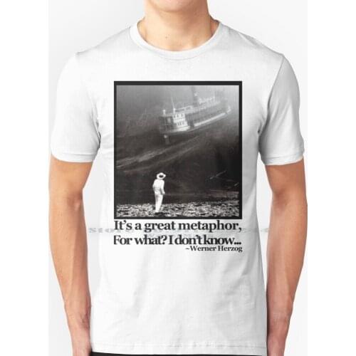 Fitzcarraldo Werner Quote T Shirt 100% Pure Cotton Fitzcarraldo Werner Director Movies Asimplefool321 Funny Quote Reel New