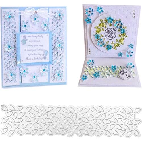 Julyarts Leaves Background Dies for Card Making Die Cut Mold Scrapbook Paper Craft Knife Mould Blade Punch Stencils Dies