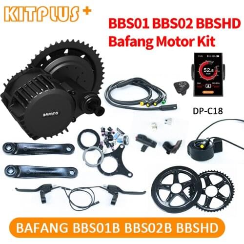 Bafang Motor 36V 250W 350W 500W 48V 750W 1000W BBS01 BBS02 BBSHD BBS03 Electric Motor DIY Ebike Kit Electric Bike Conversion Kit