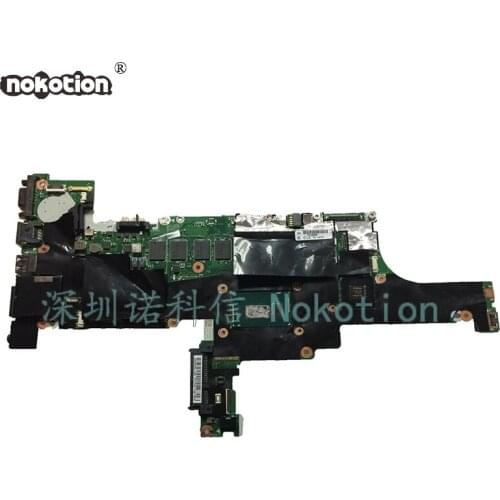 NOKOTION FRU 04X3973 VILT0 NM-A051 For lenovo thinkpad T440S laptop motherboard SR1EA i7-4600U GeForce GT 730M Mainboard works