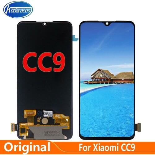 Original Amoled 6.39"For Xiaomi mi CC9 LCD Display Touch Screen Digitizer Assembly Replacement