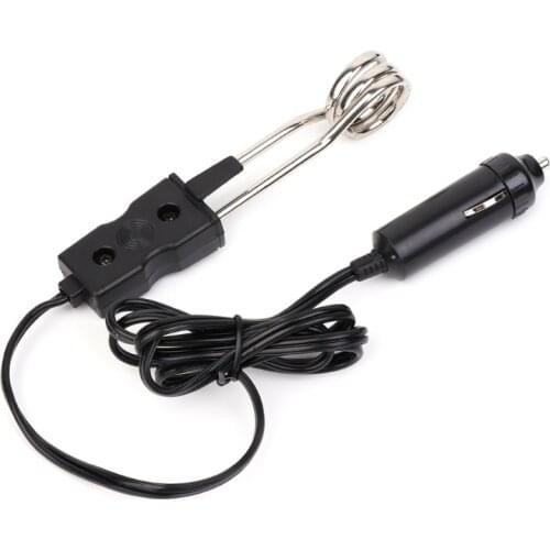 24V Portable Electric Car Boiled Water Tea Immersion Heater For Camping Picnic