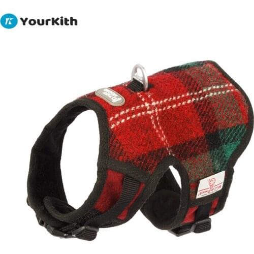 YourKith Pet Dog Harness Nylon Breathable Dog Vest Soft Adjustable Harness for Dogs Puppy Collar Cat Pet Chest Strap