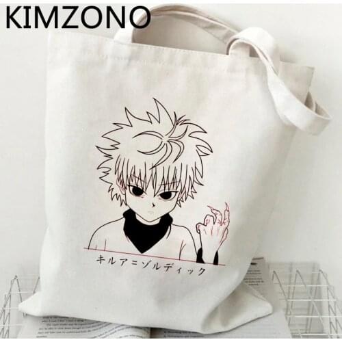 Hunter x Hunter shopping bag shopper grocery eco bolso recycle bag tote bag jute shoping sac toile