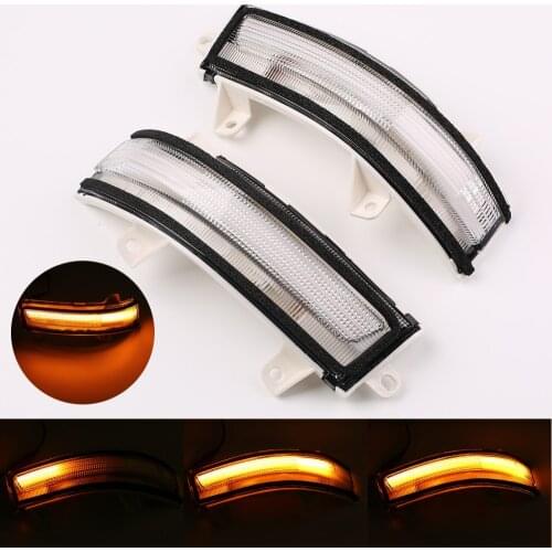 LED Car Side Wing Rearview Mirror Sequential Dynamic Turn Signal Light Blinker Lamp For Civic 9th 2011-2015 Jade Crider City
