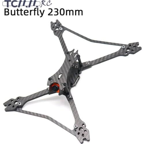 TCMMRC FPV Racing Drone Butterfly 230 230mm Quadcopter Frame 5 Inch FPV Racing Frame For Frame Kit