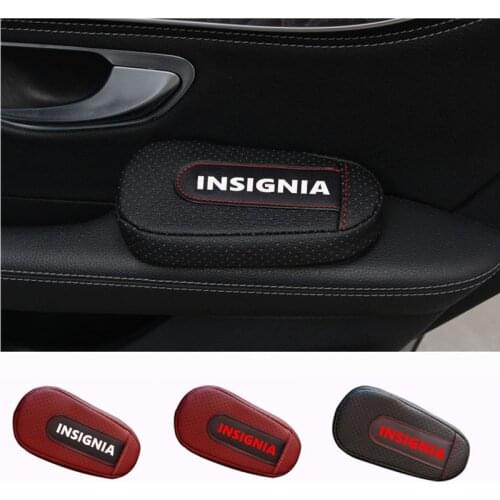 High Quality Leather Leg Cushion Knee Pad Car Door arm pad Interior Car Accessories For Opel Insignia