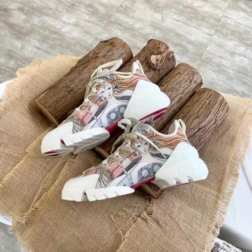 Sneakers Shoes Women Round Toe Lace Up Flat Platform Shoes Simple Comfortable Women Flats Shoes Tenis Feminino 2021 Spring