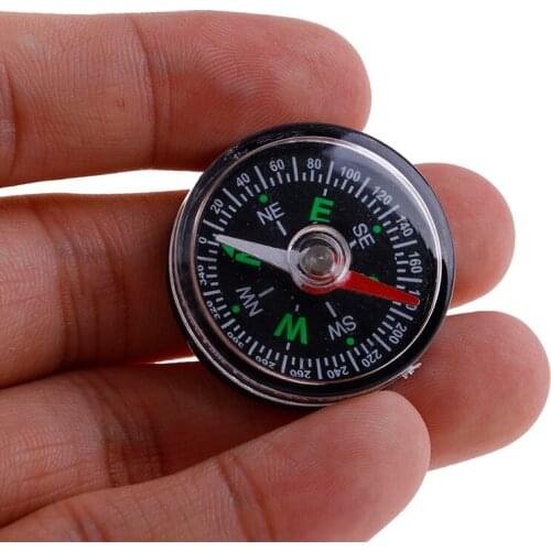 1Pc 30mm Mini Compass Camping Hiking Outdoor Travel Navigation Wild Survival Tool