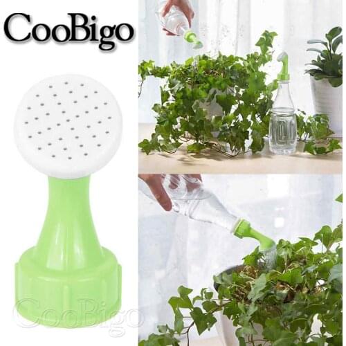 1Pcs Watering Sprinkler Nozzle Flower Plants Water Bottle Plastic Cans Portable Household Potted Irrigation Garden Easy Tool