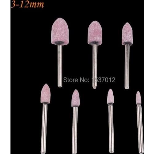 12x18mm cylindrical red corundum grinding wheel grinding head Polishing metal jade