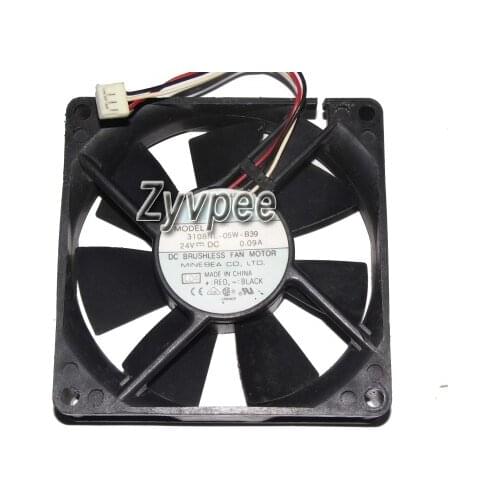 80x80x20mm 3108NL-05W-B39 FH6-1485 24V 0.09A 3Wires 3Pin Cooling Fan