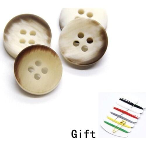 9/10/11mm Imitation Wood White Shirt Buttons For Clothing Fashion Children Decorative Buttons For Garment Accessories Wholesale