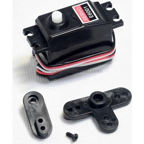 6kg Plastic Gear Analog Servo E6001 for RC Model Buggy Car Truck Airplane Racing Speed boat