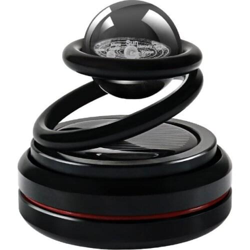 Car decoration solar car aromatherapy net red magnetic levitation car interior decoration products high-end perfume light fragr