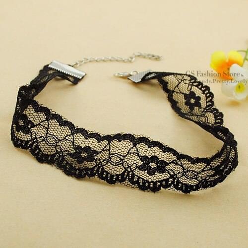 Banquet elegant lace collar necklaces vintage flower design gothic 2019 choker jewelry for women party gift C013