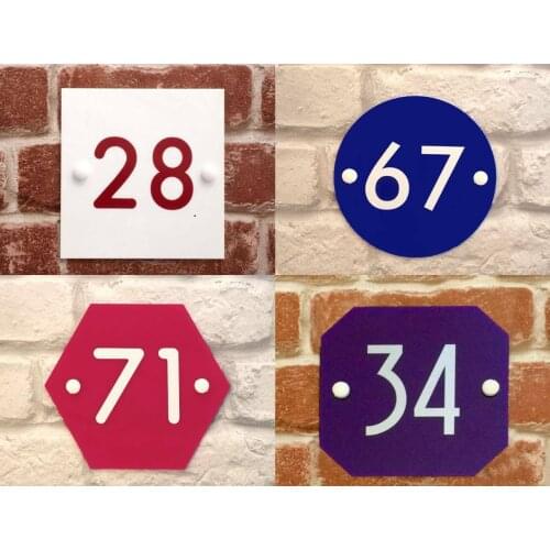 DIY House Number cheap personalised house address house number HOUSE SIGN PLAQUE number door modern hotel acrylic wall gate