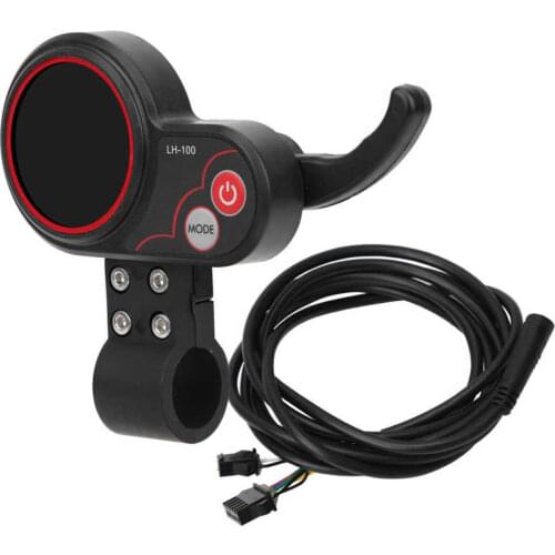 Electric Scooter Thumb Throttle Accelerator Digital Display Speedometer Speed Control Panel for E-bike Accessories 24/36/48/60V