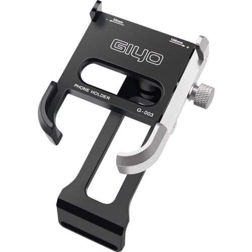 GIYO G-003 Aluminum Mountain Bike Phone Holder Road Bicycle Adjustable Cellphone Mount Stand Brakcet