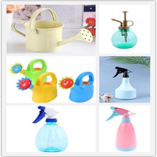 Hot Sale Sprinkler Watering Can Cute Cartoon Kids Plastic Flowers Bottle Beach Spray Toy