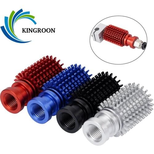 KINGROON E3D V6 Heat Sink Remote 1.75mm 3.0mm Filament Bowden For V6 J-head Extruder Radiator 3D Printer Part Remote Heat sink