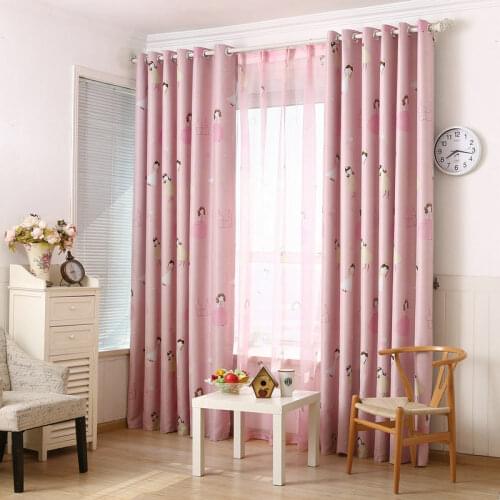 Beautiful Childrens Curtains For Girls bedding Room/ kitchen room Thick blackout Curtains Window Treatment Free Shipping