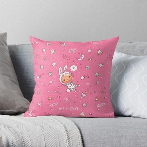Lost in Space Throw Pillow Cushion Cover Polyester throw pillows case on sofa home living room car seat decor 45x45cm