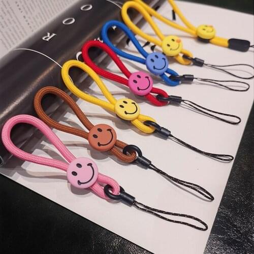 Cartoon short anti-lost sling For Mobile Phone Case Hanging Rope for keys ID Card Gym mobile phone Strap Wrist Rope