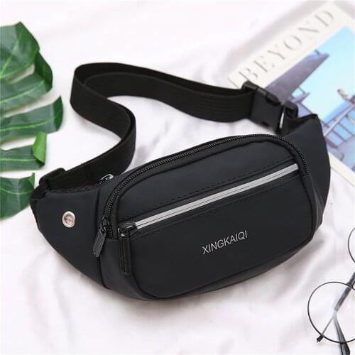 Mens Waist Bag Fashion Sports Mobile Phone Bag Outdoor Walking Chest Bag Portable Waist Pack Fitness Running Travel Belt Bags