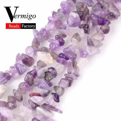 Natural Stone Beads Amethysts Gravel Irregular Freeform Chip Beads For Jewelry Making Diy Necklace Bracelet 3-5-8-12mm 16inches
